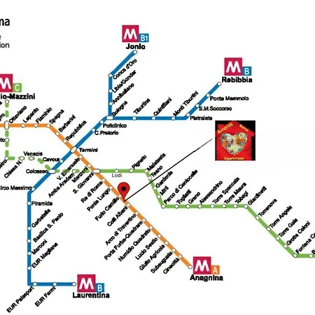 Amores Family & Friends, 4min Da Metro A & 15min Per Centro